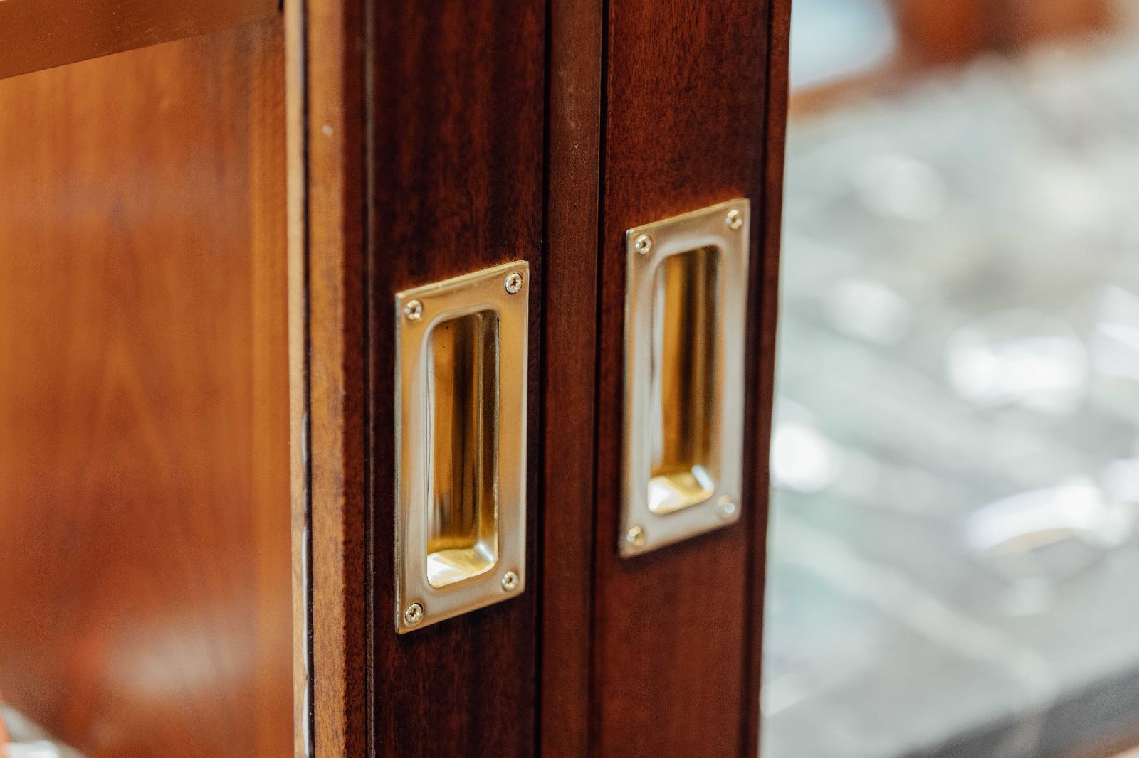 Brass Handle Cabinet Design